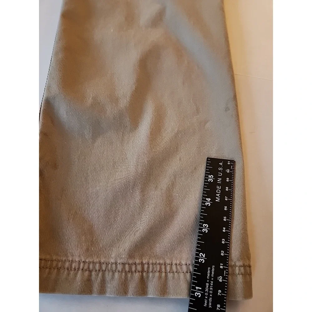 Travis Mathews Pants Sz 38 Performance Stretch Chinos Khaki Tan Golf Preppy READ